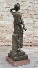 Captive Woman Awaits her Savior - Bronze Sculpture by Villanis