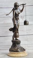 Water Bearer (1910) after Karl P. Kowalczewski Bronze on Marble