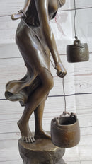 Water Bearer (1910) after Karl P. Kowalczewski Bronze on Marble