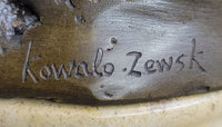 Water Bearer (1910) after Karl P. Kowalczewski Bronze on Marble