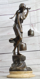 Water Bearer (1910) after Karl P. Kowalczewski Bronze on Marble