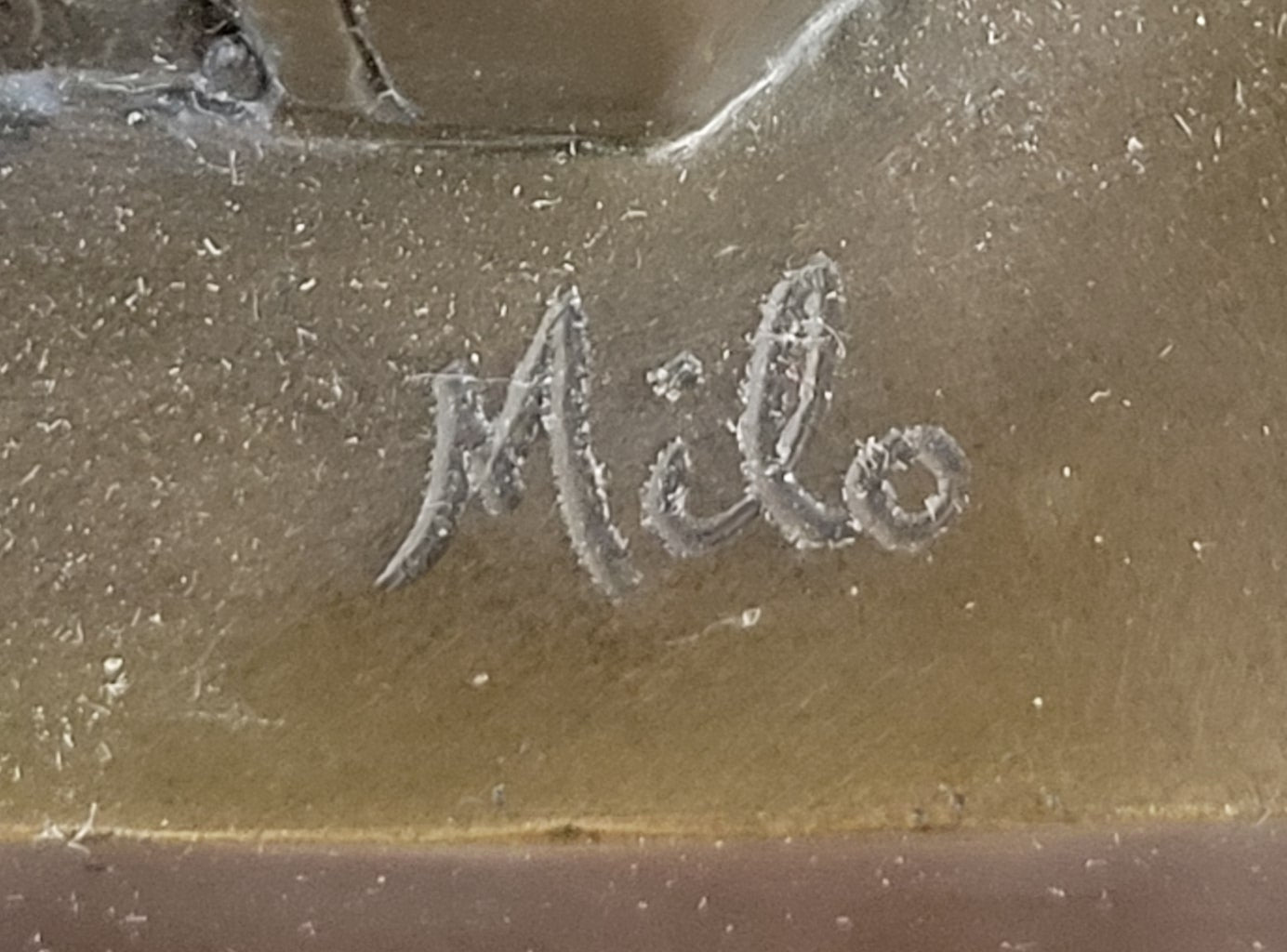 A Fine Quality Genuine Bronze Sculpture of a Lady Playing a Lute by Milo Statue