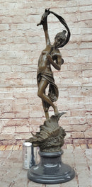Z. Madrassi “Venus Emerging from a Conch Shell” Bronze Sculpture