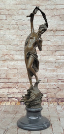 Z. Madrassi “Venus Emerging from a Conch Shell” Bronze Sculpture