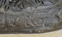 Woman with Large Hat and Dog - Bronze Art Deco by Milo