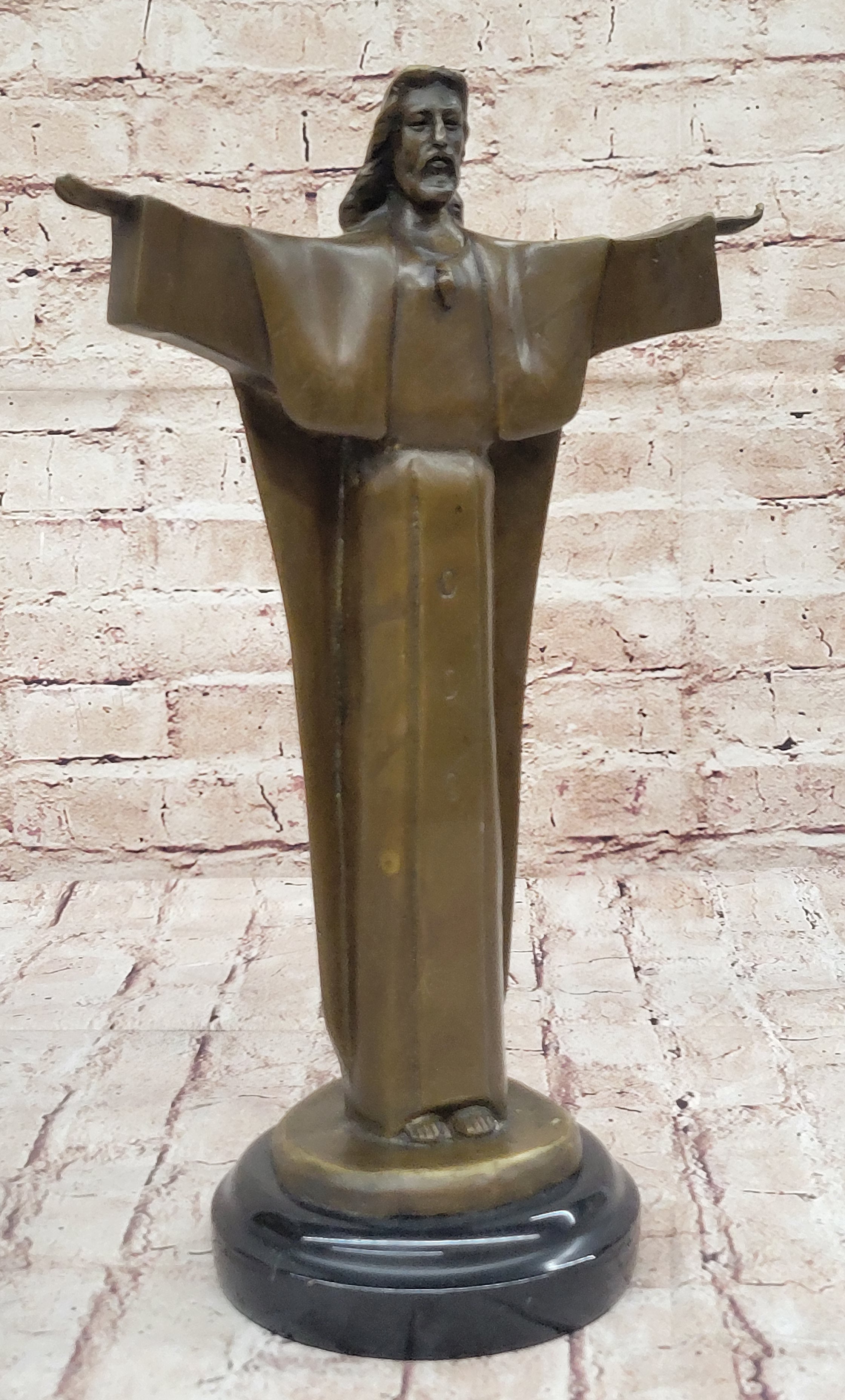 Jesus Christ The Redeemer Rio De Janeiro 12" x 8" Sculpture
