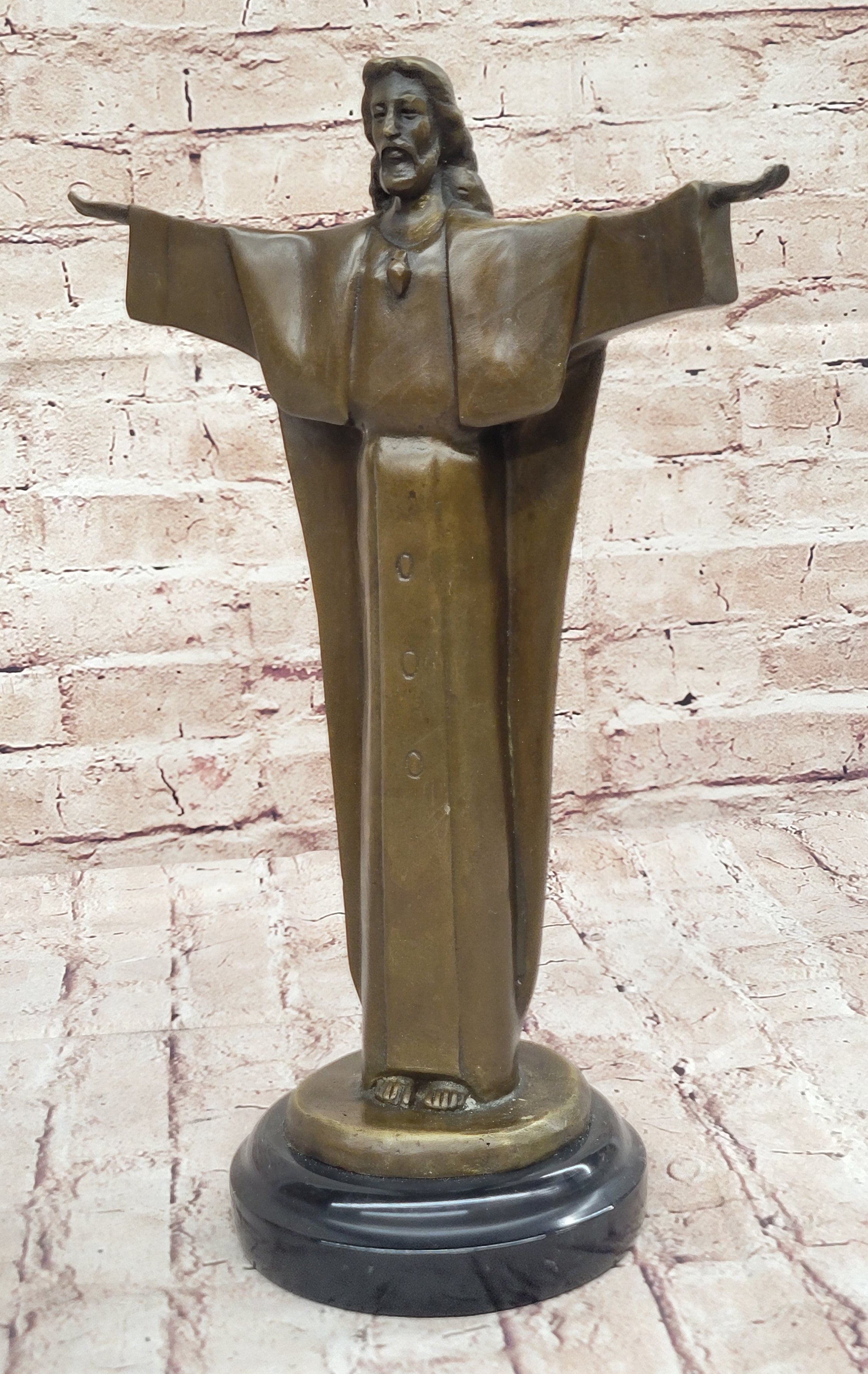 Jesus Christ The Redeemer Rio De Janeiro 12" x 8" Sculpture