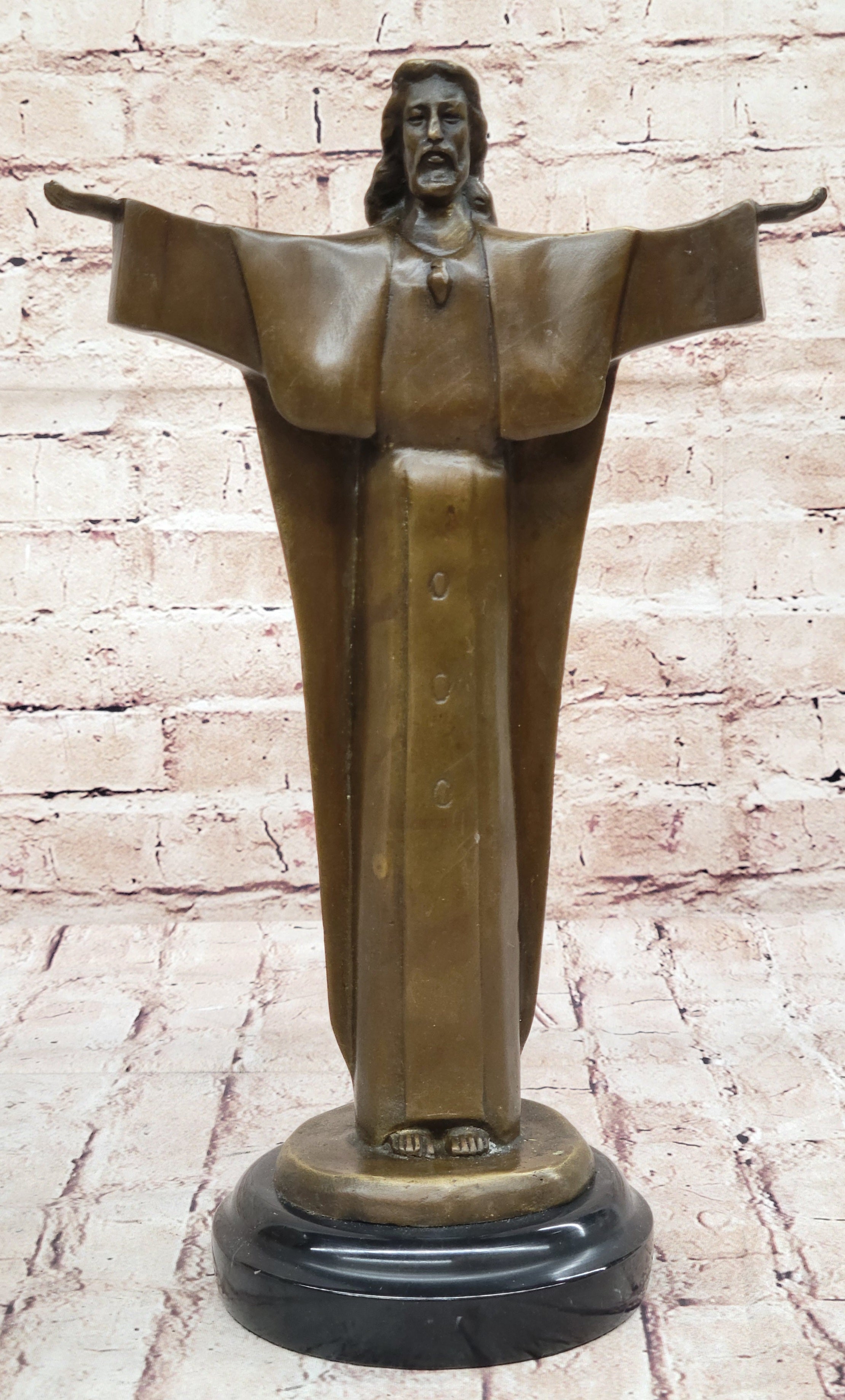 Jesus Christ The Redeemer Rio De Janeiro 12" x 8" Sculpture