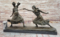 Femmes Fatales Bronze After Edouard Drouot Fencing Foil