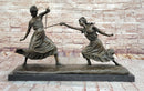 Femmes Fatales Bronze After Edouard Drouot Fencing Foil