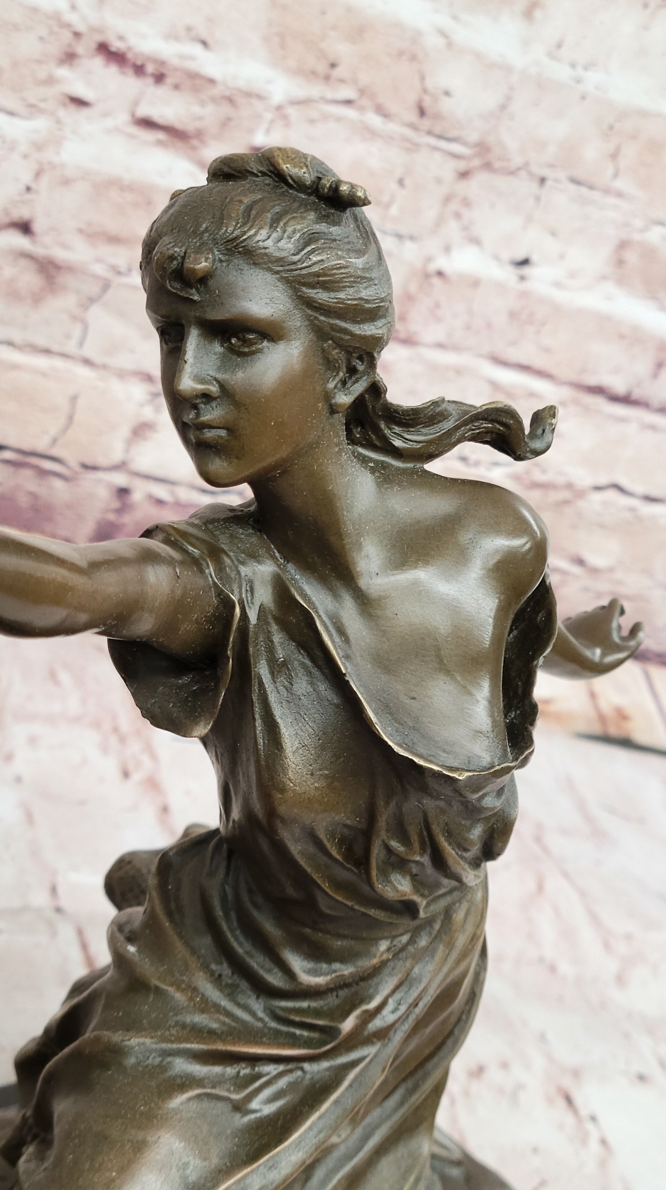 Femmes Fatales Bronze After Edouard Drouot Fencing Foil