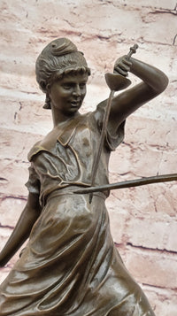 Femmes Fatales Bronze After Edouard Drouot Fencing Foil