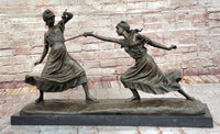 Femmes Fatales Bronze After Edouard Drouot Fencing Foil