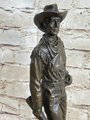 Classic Cowboy by Milo Bronze Sculpture Marble Base