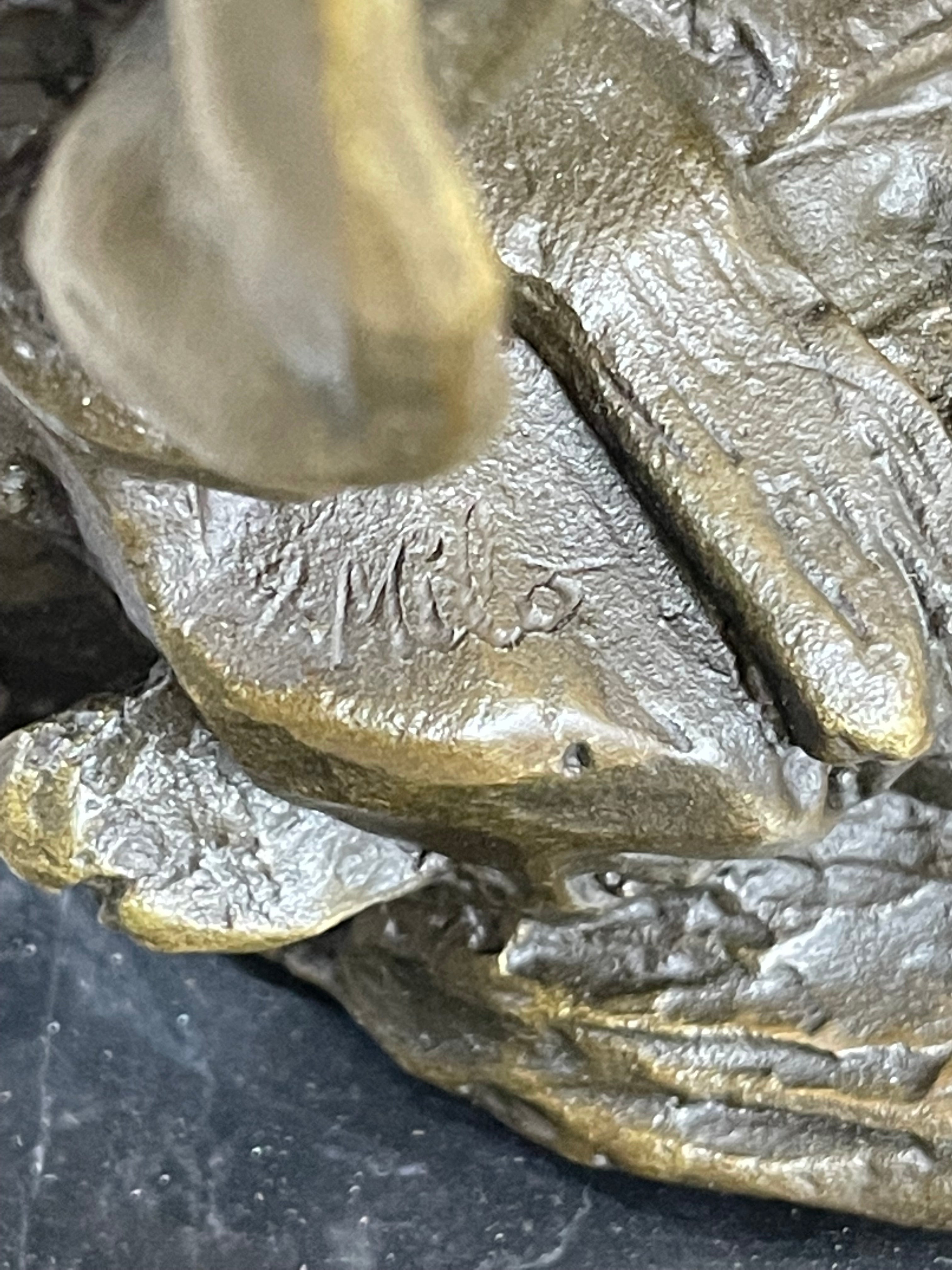 Bronze Marble Sheriff US Marshall Wild West Pony Express Gun