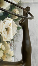 Art Deco Chiparus Dancer w/ Hula Hoop Bronze 20" x 10"