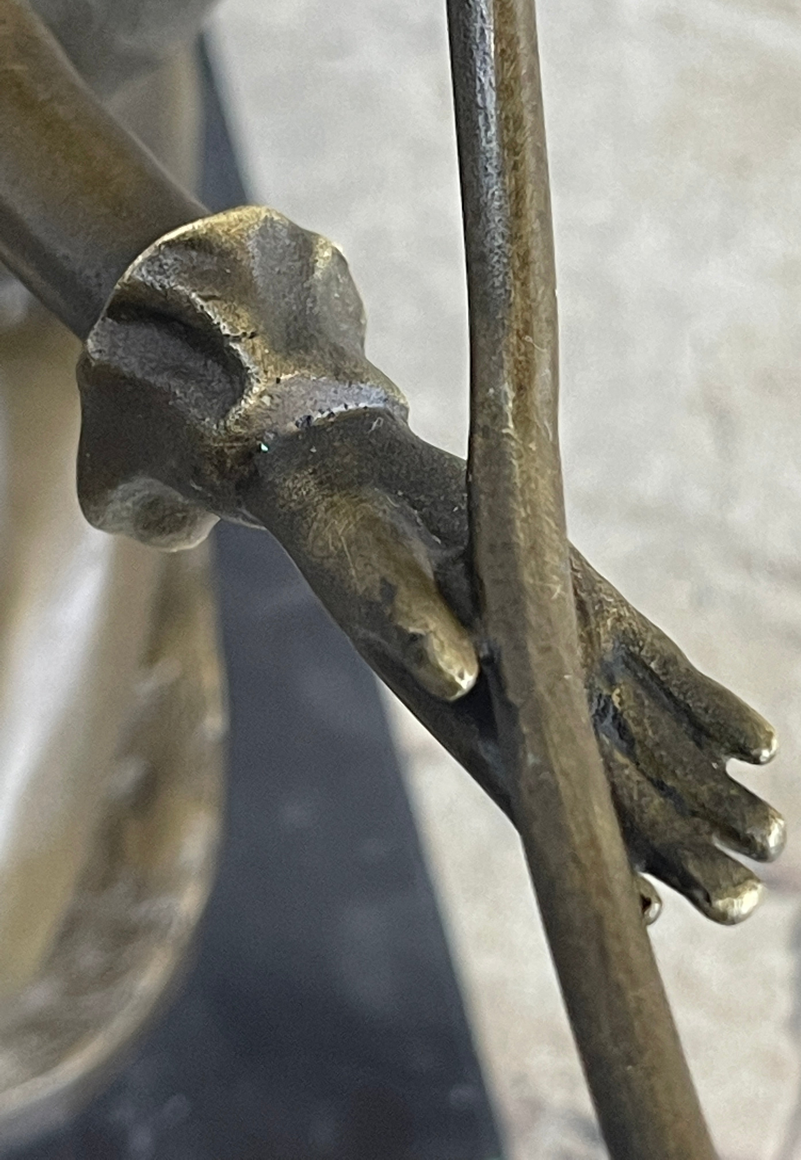 SEMI NUDE DANCER BY F. PREISS BRONZE STATUE HOT CAST HOME OFFICE DECORATION SALE