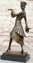 Art Deco Bronze Sculpture 'Walk Like an Egyptian' by Paul Phillipe