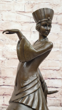 Art Deco Bronze Sculpture 'Walk Like an Egyptian' by Paul Phillipe