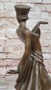 Art Deco Bronze Sculpture 'Walk Like an Egyptian' by Paul Phillipe