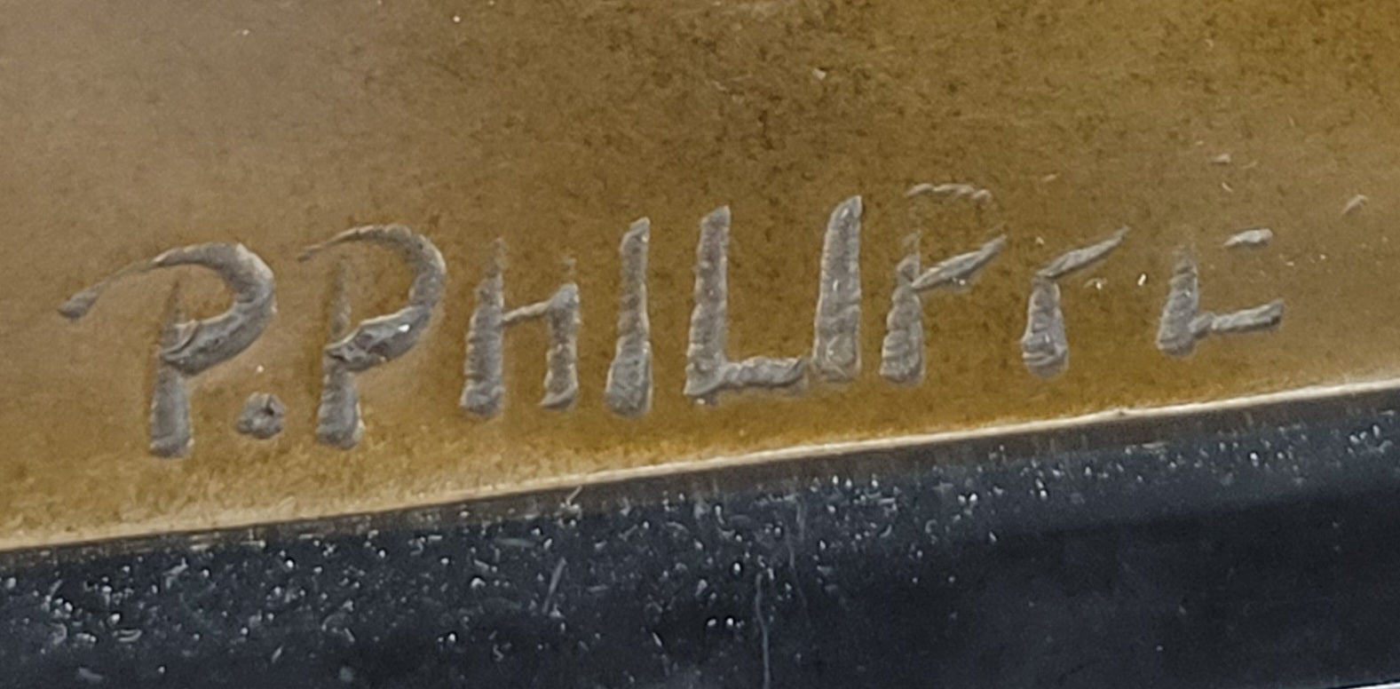 Art Deco Bronze Sculpture 'Walk Like an Egyptian' by Paul Phillipe