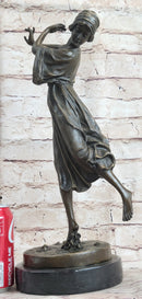 Dancing Woman Bronze Sculpture 16" x 12"