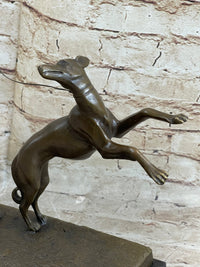 Nude Diana Artemis Walking Dogs Bronze Statue Sculpture Figure Modern Art 13" x 20"