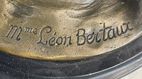 Nude Nymph Girl Female Figure Bronze Sculpture Statue Reproudction Leon Bertaux