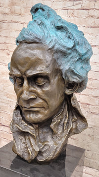 72 LBS Ludwig van Beethoven Solid Bronze Sculpture
