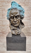 72 LBS Ludwig van Beethoven Solid Bronze Sculpture