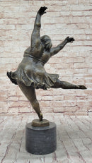 Ballerina Ballet Dancer Arabesque Pirouette Bronze Sculpture