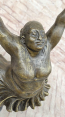 Ballerina Ballet Dancer Arabesque Pirouette Bronze Sculpture