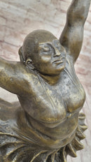 Ballerina Ballet Dancer Arabesque Pirouette Bronze Sculpture