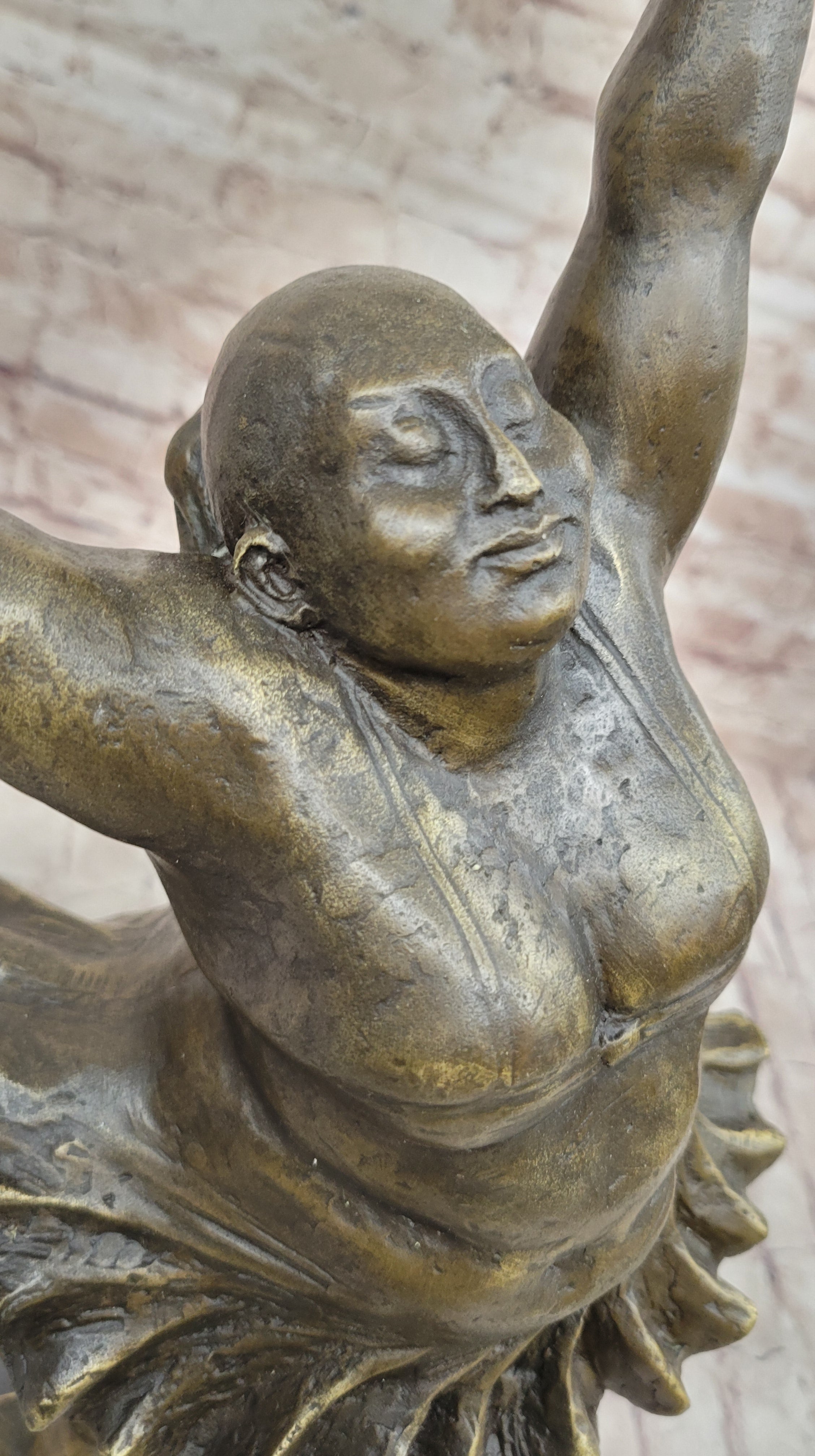 Ballerina Ballet Dancer Arabesque Pirouette Bronze Sculpture