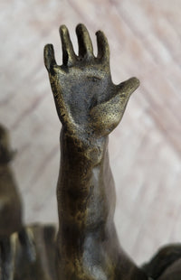 Ballerina Ballet Dancer Arabesque Pirouette Bronze Sculpture