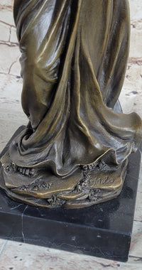 Hot Cast Bronze Sculpture Biblical Moses Ten Commandments