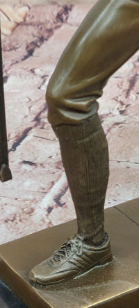 Decorative Object Bronze Sculpture Fencing Fencer Sport Antique Style Statue