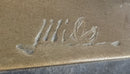 Genuine Bronze Sculpture Fence Antique Style Sport Figure Statue Signed Milo