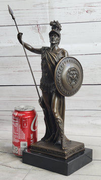 Spartan King Leonidas 300 Hoplite Warrior Bronze Sculpture