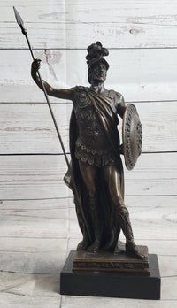 Spartan King Leonidas 300 Hoplite Warrior Bronze Sculpture