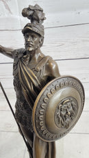 Spartan King Leonidas 300 Hoplite Warrior Bronze Sculpture