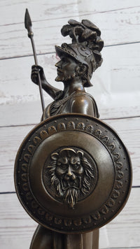 Spartan King Leonidas 300 Hoplite Warrior Bronze Sculpture