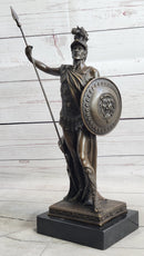 Spartan King Leonidas 300 Hoplite Warrior Bronze Sculpture