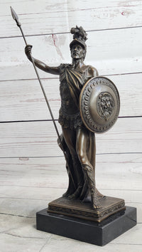 Spartan King Leonidas 300 Hoplite Warrior Bronze Sculpture