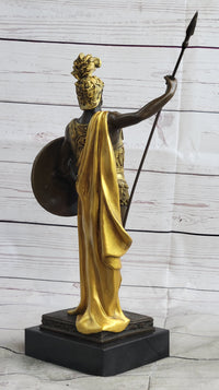 King Leonidas Greek Hoplite Warrior Bronze 14" x 6"