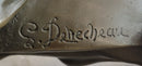 Diana on a Crescent Moon by Séraphin Denécheau Bronze