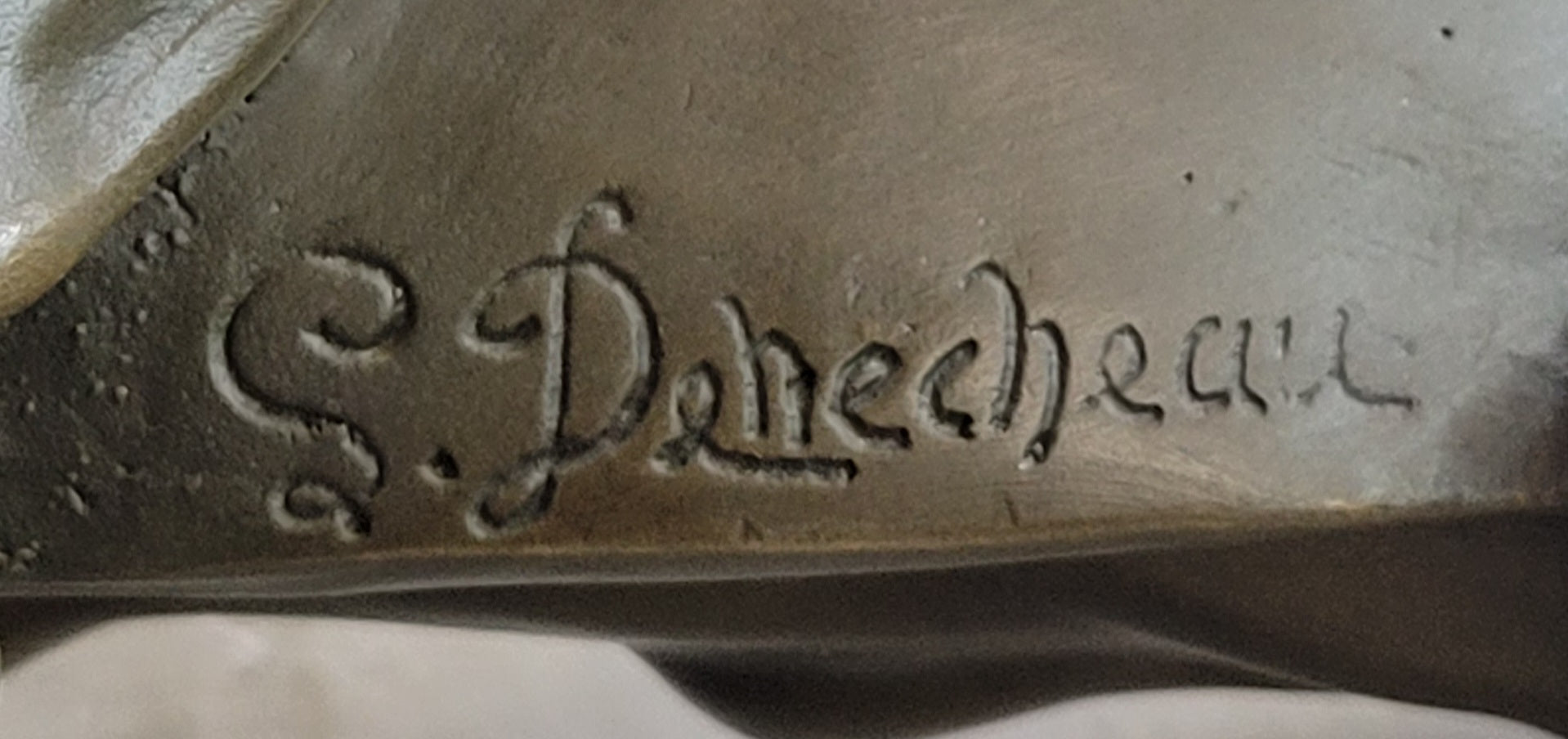 Diana on a Crescent Moon by Séraphin Denécheau Bronze
