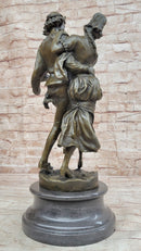 Gaudez Dancing Couple Lovers Bronze Sculpture 18.5" x 8"