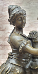 Gaudez Dancing Couple Lovers Bronze Sculpture 18.5" x 8"