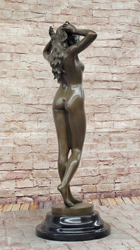 Hot Cast Bronze Nude Female Figure Nymph Girl Sculpture by Pittaluga